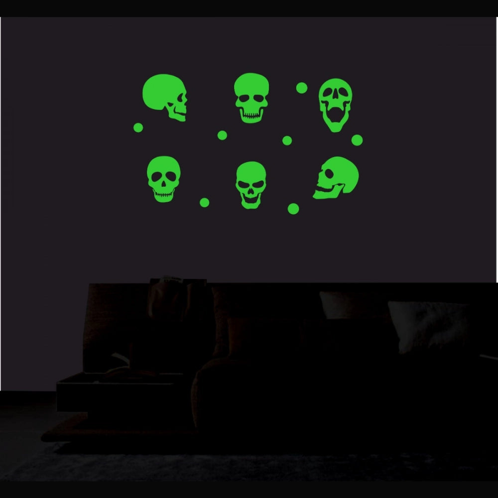 Green vinyl peel-and-stick radium wall sticker for calming, relaxing bedroom decor