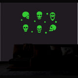 Green vinyl peel-and-stick radium wall sticker for calming, relaxing bedroom decor