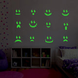 Green vinyl radium wall sticker for kids room decor, peel-and-stick installation, 59x36cm size