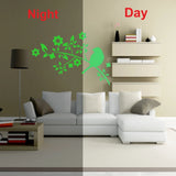 Green vinyl peel-and-stick radium wall sticker for kids room decor, 42x30cm, promoting a calming environment