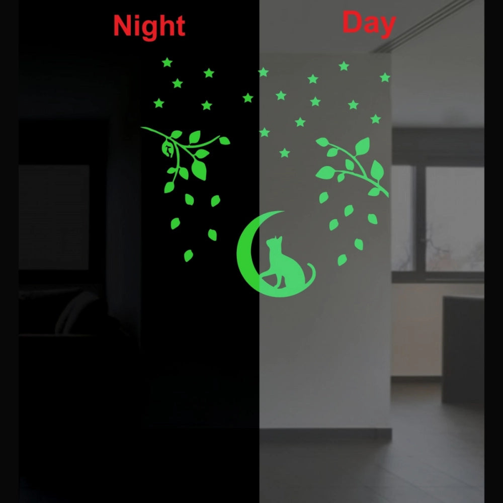 Green vinyl peel-and-stick radium wall decor, calming and energy-efficient, 69x48cm