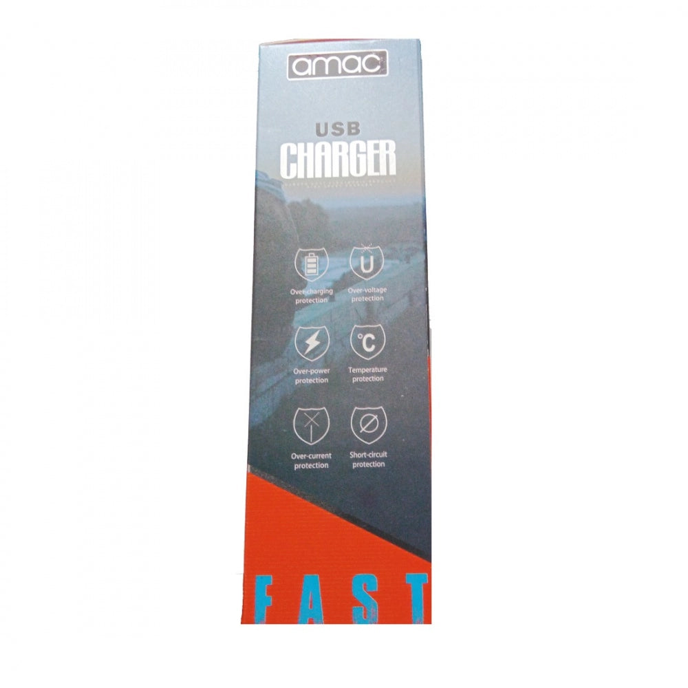 Brand Amac Charger CH-18 6.2A 3USB ports - Assorted color model