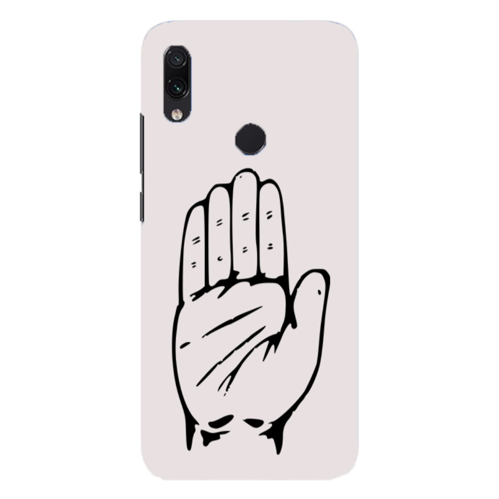 Printed cotton party symbol mobile case cover - 100% new, lightweight, and scratch-protective for all phones with access to buttons, lens, and camera