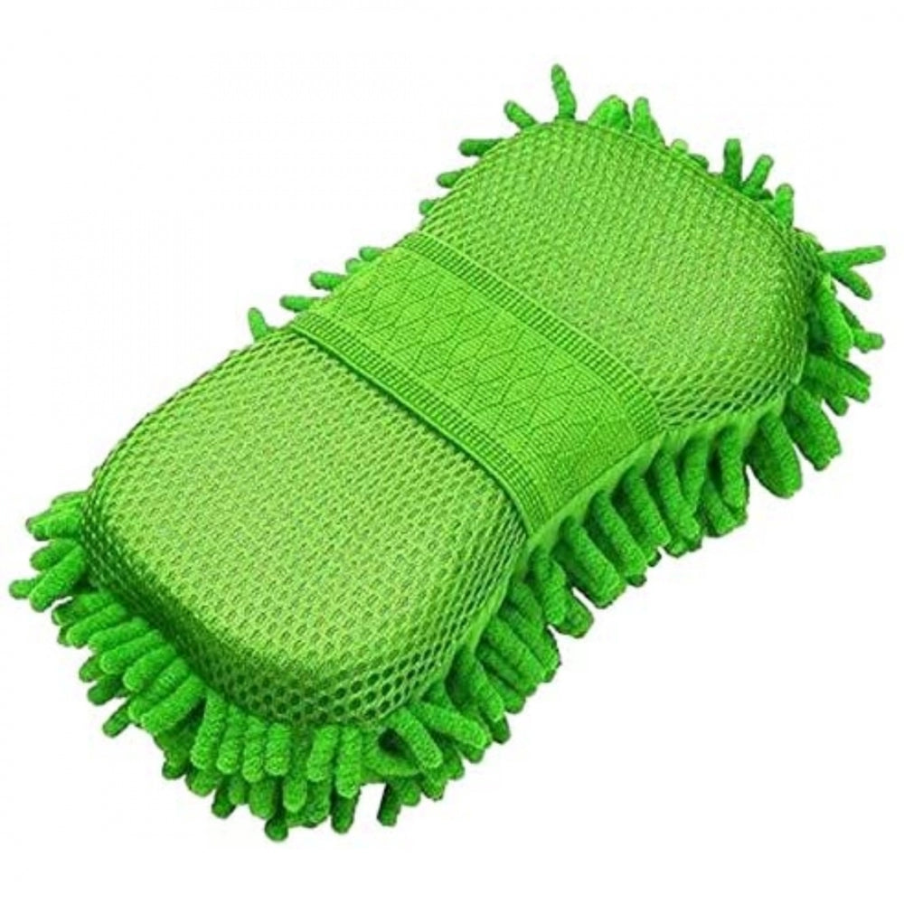 Assorted color multipurpose microfiber sponge, durable and scratch-resistant for car, bike, tiles, windows cleaning