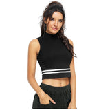Black polyester knitted western top for women, ideal for casual wear