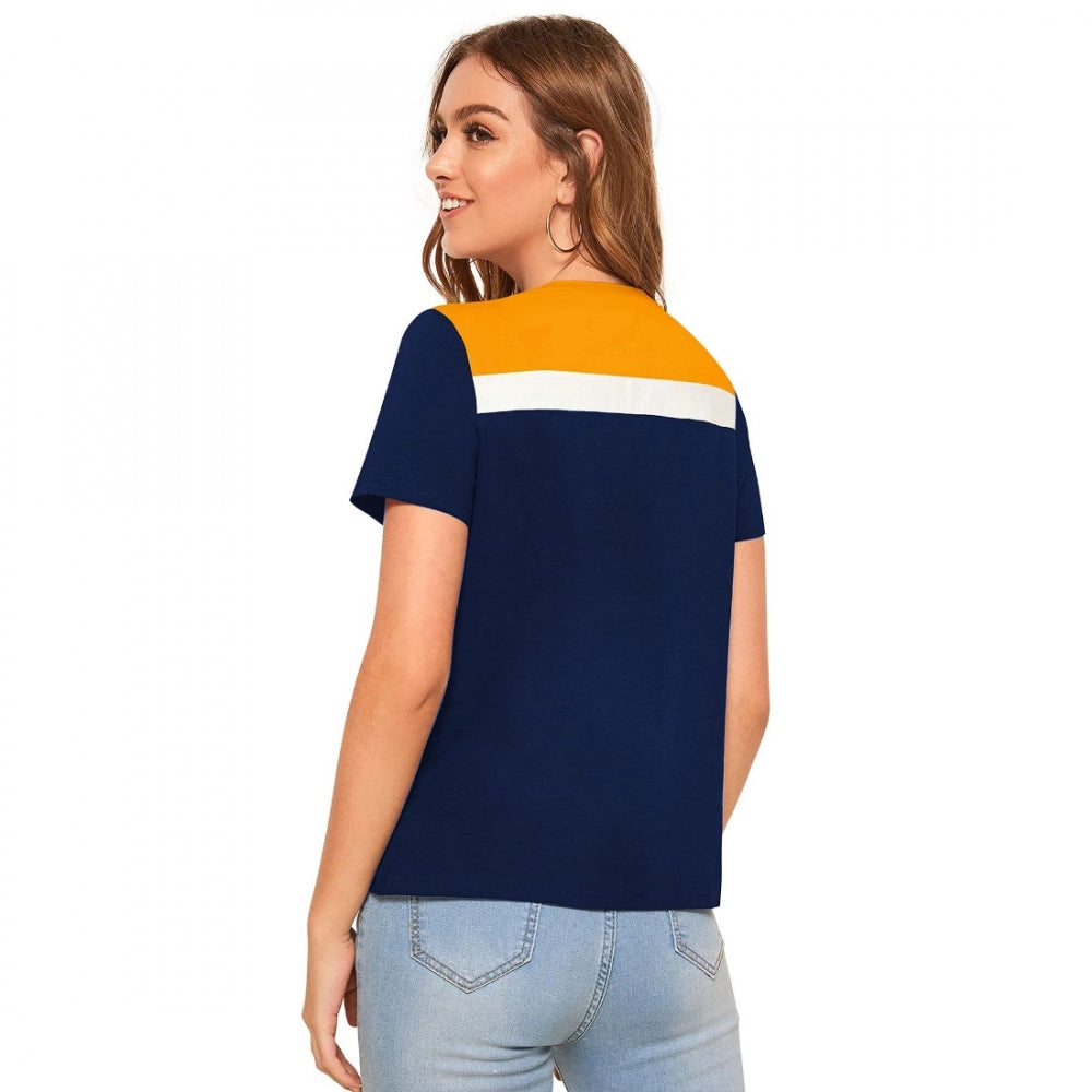 Women's knitted polyester western wear t-shirt