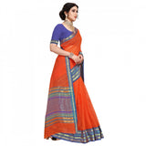 Fanta Kota Doria cotton bordered saree with blouse for casual and festive wear