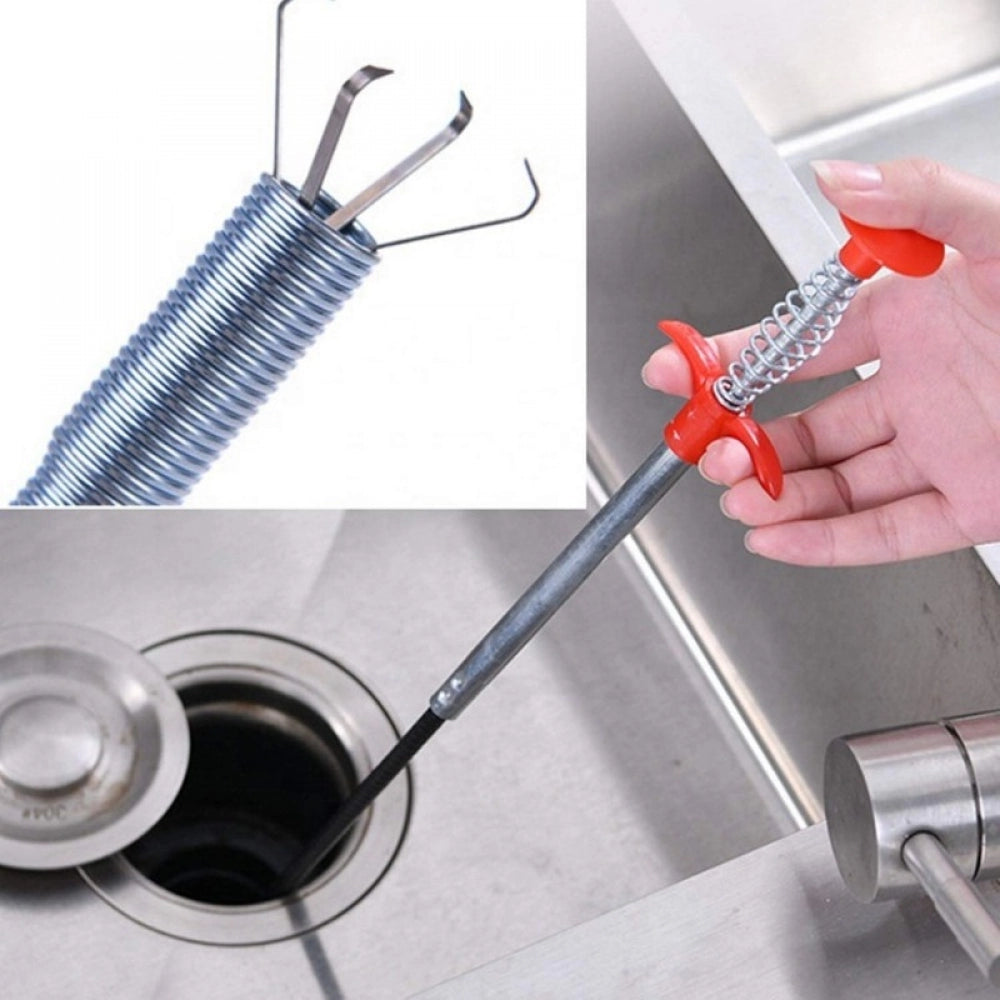 Assorted metal wire brush hand sink cleaning hook for unclogging hair and dirt in drains