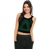 Green 95% Polyester 5% Spandex women's western wear top, solid fabric for fashionable outfits