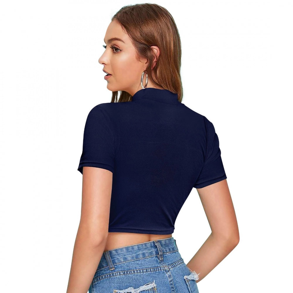 Red solid western wear top, 95% polyester 5% spandex for women's fashion, machine washable (S36, M38, L40, XL42)