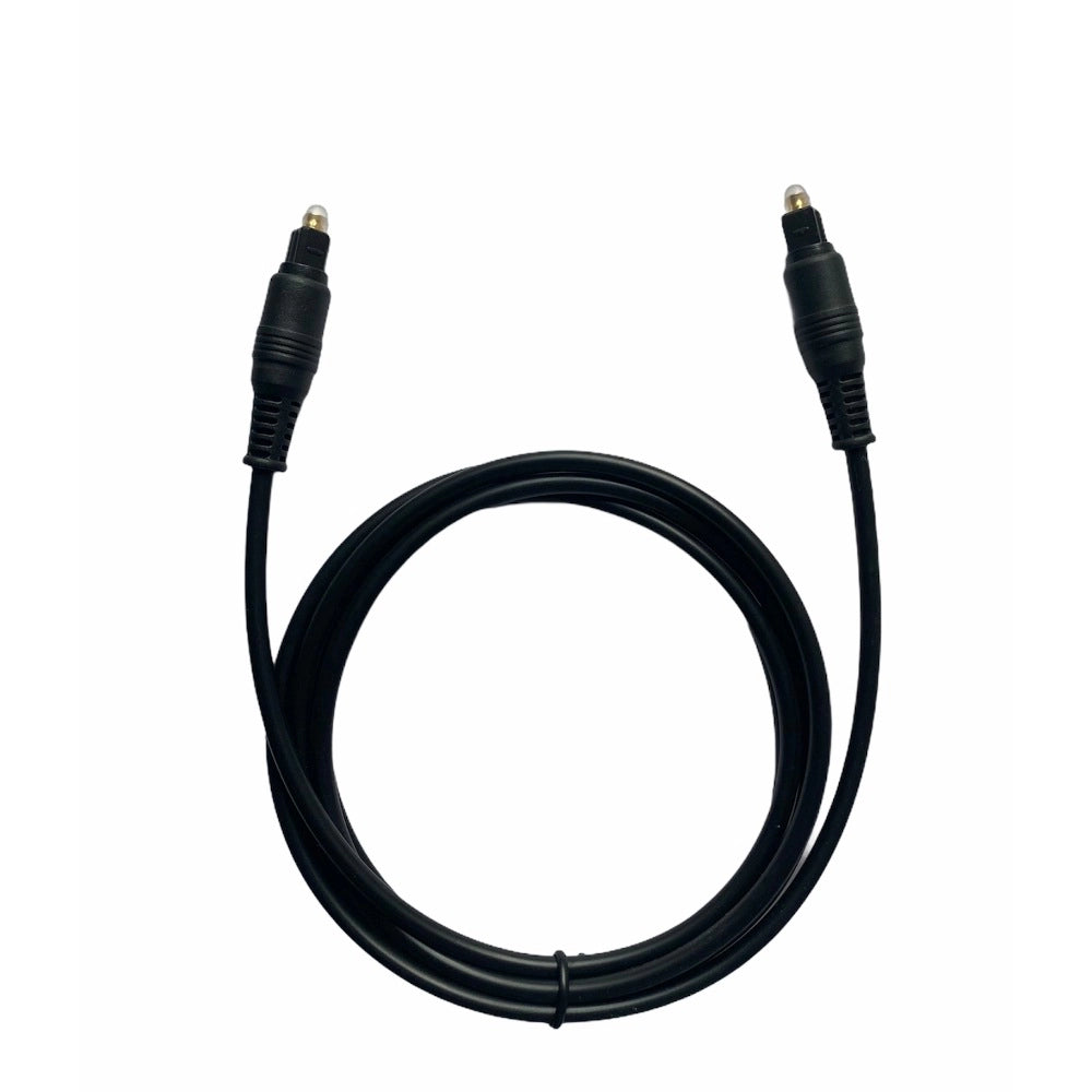 Black Digital Optic Fibre Cable 1.5 yards, high-speed data transmission up to 250Mb_s