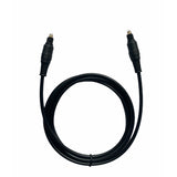 Black Digital Optic Fibre Cable 1.5 yards, high-speed data transmission up to 250Mb_s