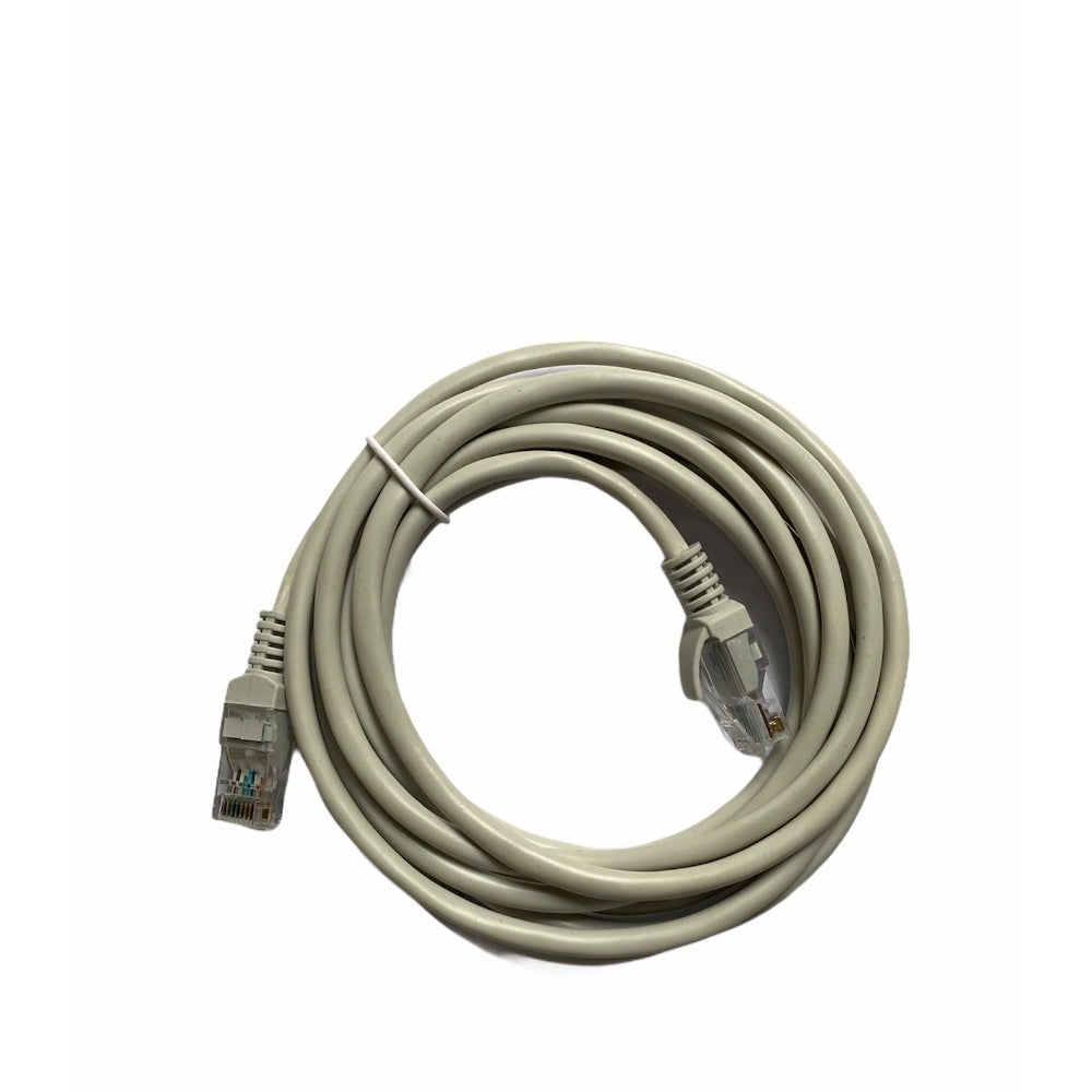 White RJ45 LAN Cable (3 Yards), high-performance Ethernet Patch Cord CAT5E for networking connections