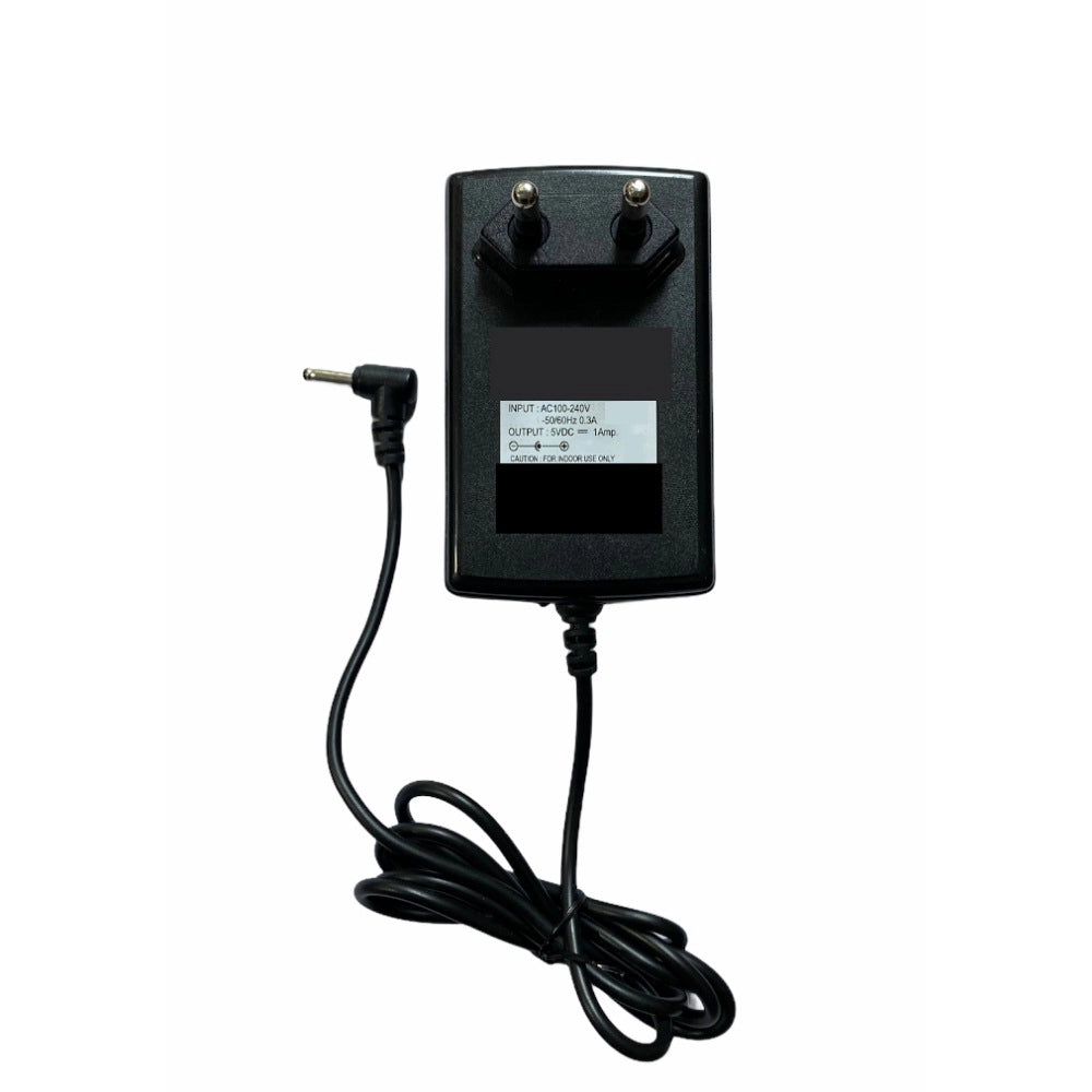 Black 5V 1A Power Adapter with Vtech Pin for Electronics & IT Gadgets, Input 100-240V, Output 5V 1A