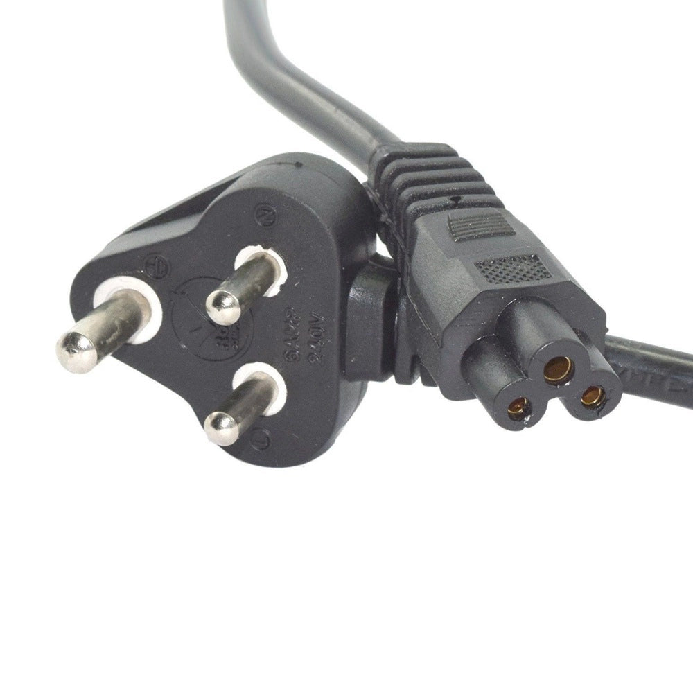 Black 1.2m 3Pin Laptop Power Cord - High-quality replacement for reliable powering