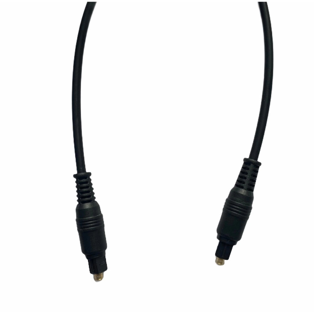 Black Digital Optical Fibre Cable 1.5 yards for high-speed data transmission up to 250Mb_s