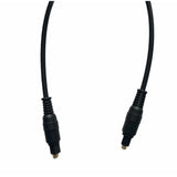 Black Digital Optical Fibre Cable 1.5 yards for high-speed data transmission up to 250Mb_s