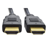 Black HDMI Cable (Male to Male) for 4K, High Speed 3D, Full HD 1080p connections, supports all HDMI devices