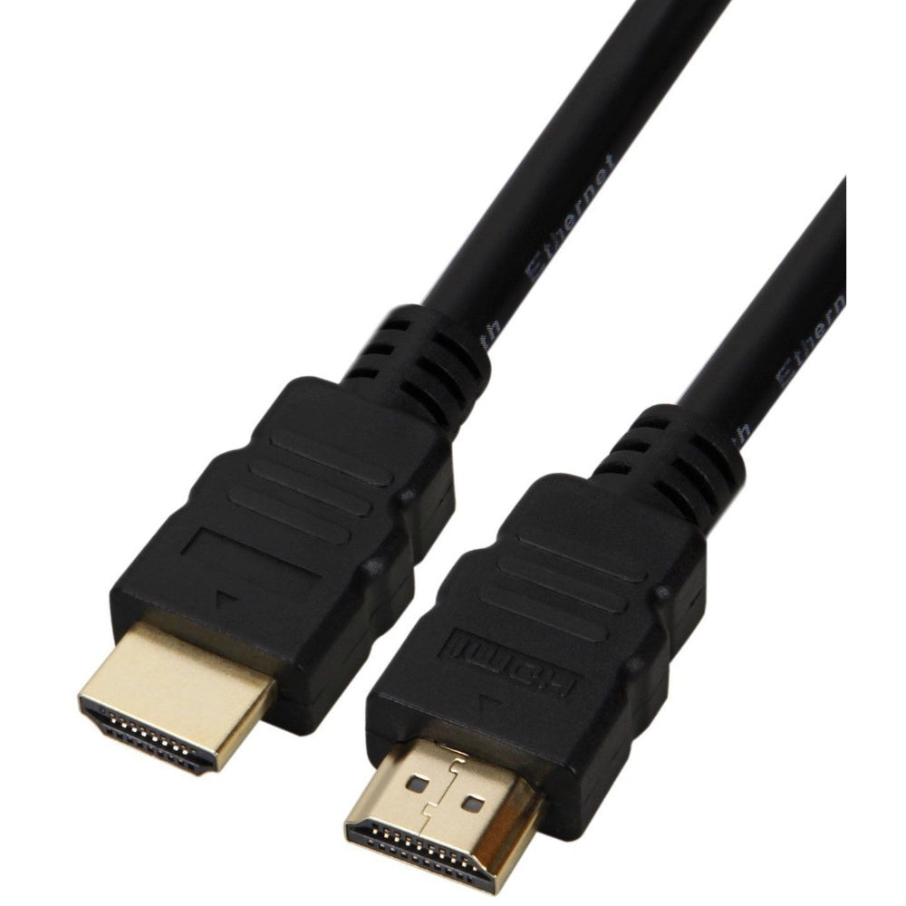 Black HDMI Cable (Male to Male) for High Speed 4K, 3D, Full HD 1080p connectivity