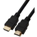 Black HDMI Cable (Male to Male) for High Speed 4K, 3D, Full HD 1080p connectivity