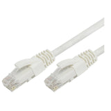 White CAT5E Ethernet Patch Cord, ideal for 3-yard LAN connection