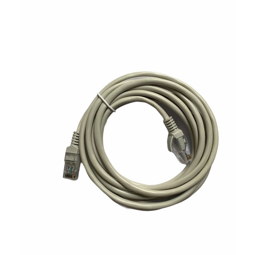 White RJ45 LAN Cable 3 yards (CAT5E) - High-performance Ethernet patch cord for reliable network connections