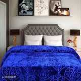 Microfiber trendy fashion blankets, vibrant and cozy, free size (90x90 inches), made in India