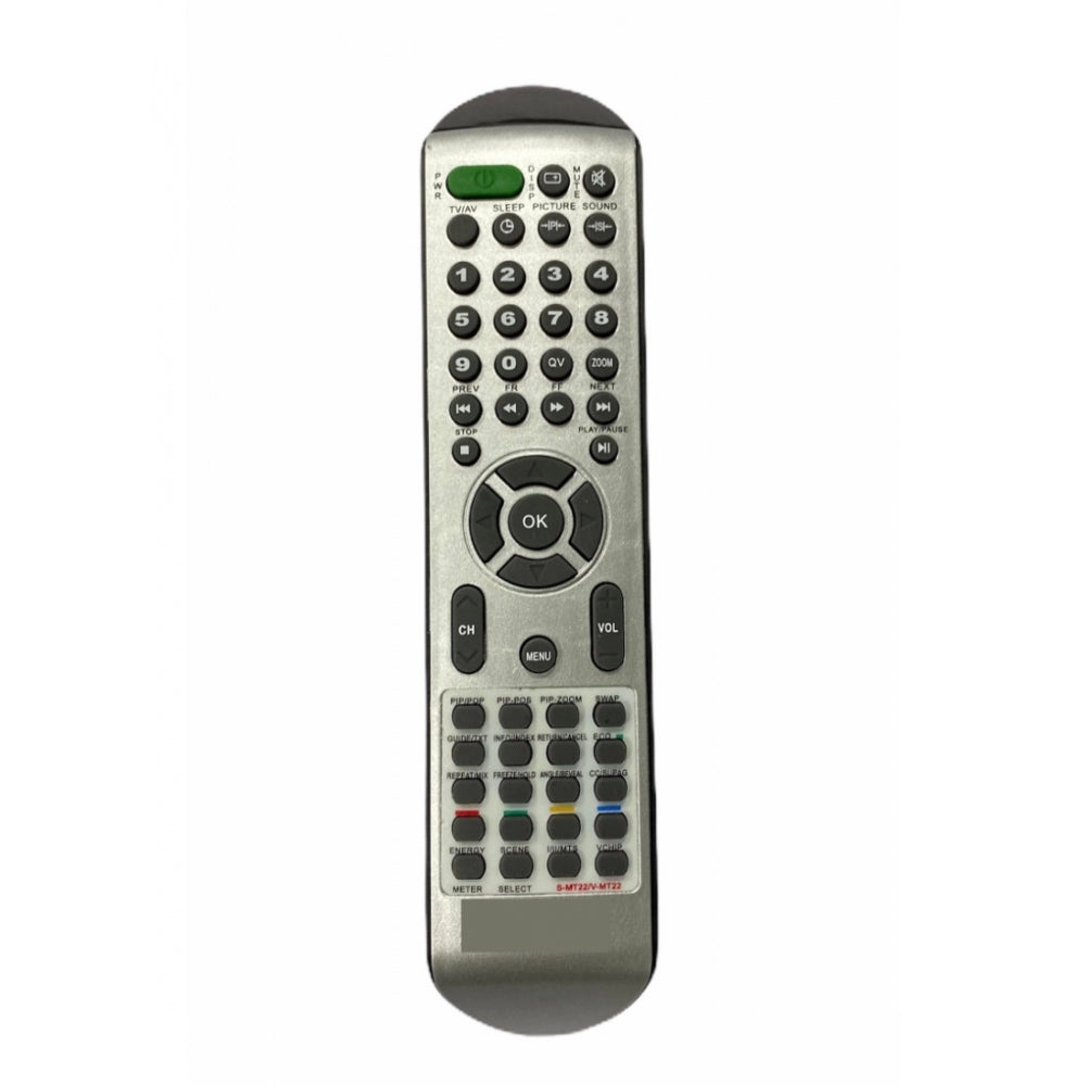 Multi-colored infrared LCD/LED remote Hmt22 compatible with Hyundai, long-range ergonomic design for easy use and comfort from sofa or bed