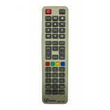 Multi-colored infrared LCD/LED remote URC 133 compatible with Koryo, long-range control for easy operation from sofa or bed