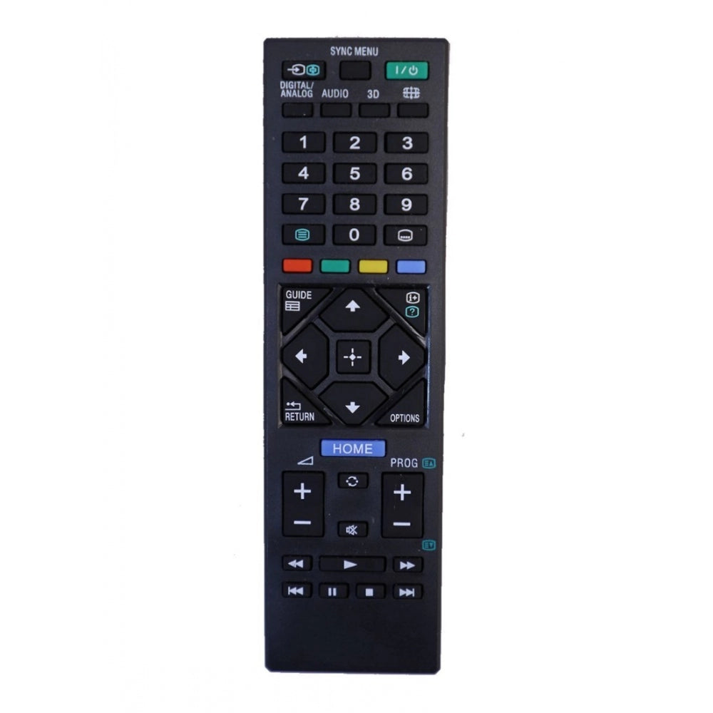 Multi-color universal remote URC 121 for Sony Bravia LCD/LED TV, ergonomic design, long range IR control (black)