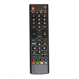Multi-colored remote URC 122 with basic smart and 3D functions, compatible with LG LCD/LED/3D Plasma TV remote control. Infrared range up to 30 feet. Ergonomic design for easy grip