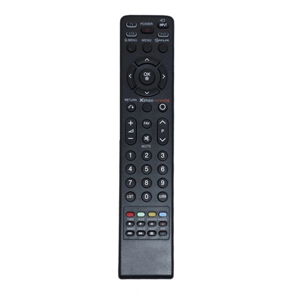 Multi-colored LCD/LED remote URC 66, compatible with LG TV, infrared connector, zinc carbon battery, long-range control for living room comfort and ergonomic design