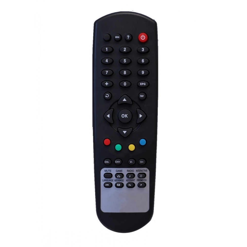 Multi color IR remote control, compatible with Hathway Set Top Box No. 806, long-range operation from sofa or bed