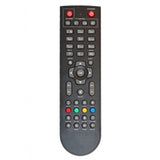 Multi-colored infrared remote compatible with cable set top box, long range (30 feet), ergonomic design for easy grip and comfortable use from sofa or bed