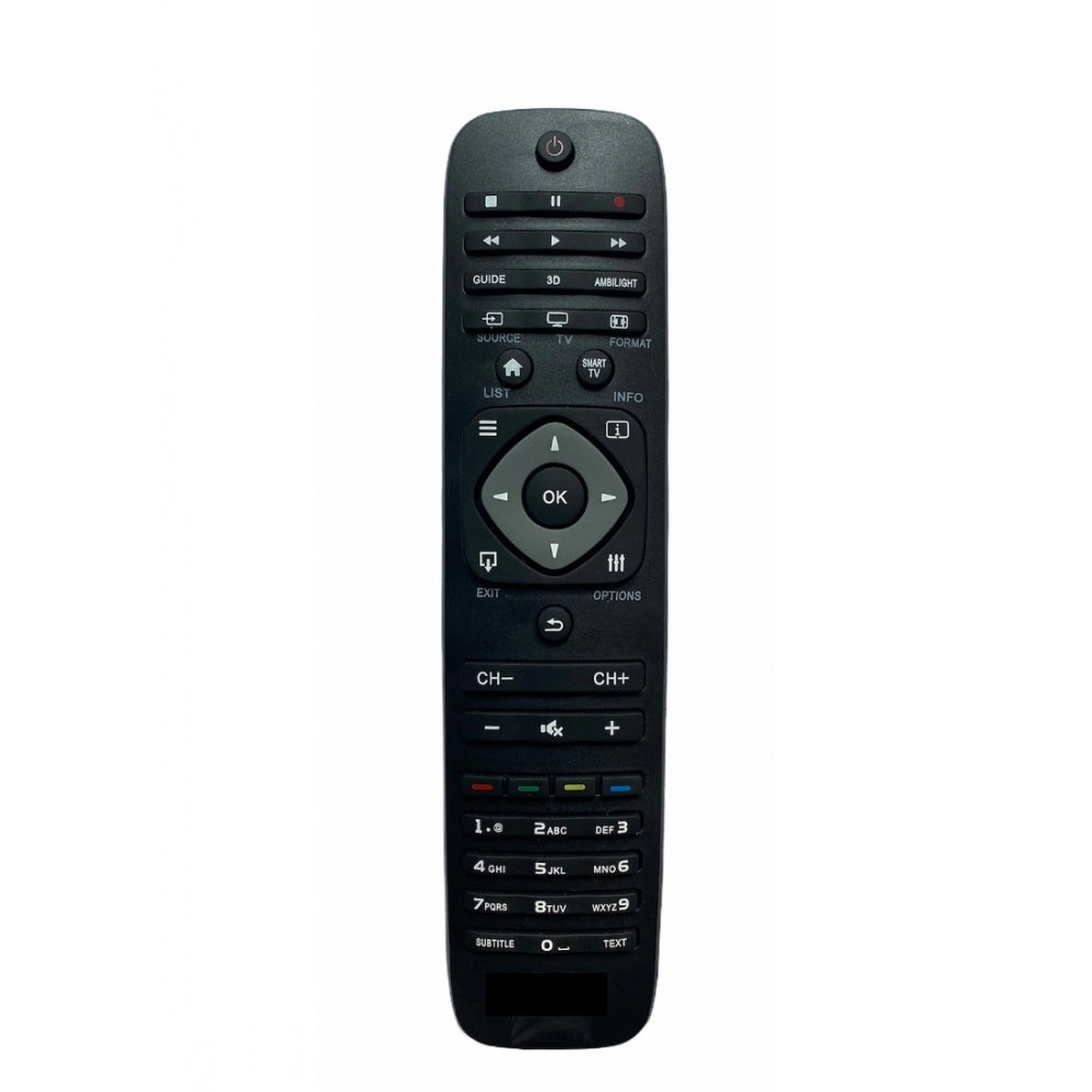 Multi-colored LCD/LED remote URC 119, compatible with Philips TV, ergonomic design, long-range infrared control