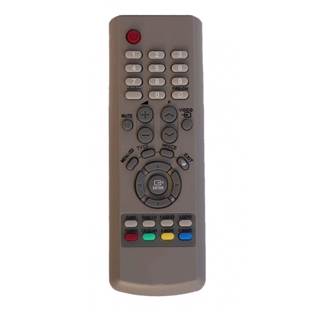 Multi color infrared remote SG58 compatible with Samsung CRT TV, long-range ergonomic design for comfortable use from any room corner