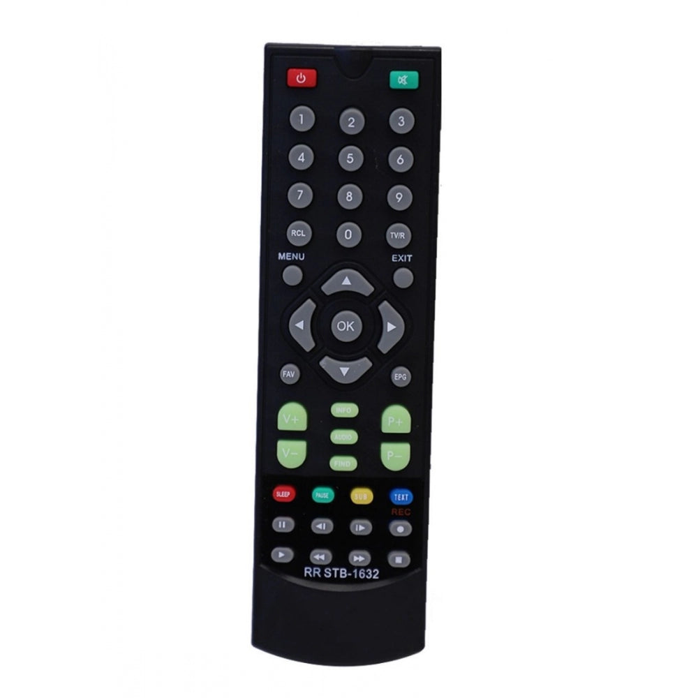 Multi color infrared remote control compatible with SSDN Set Top Box, long range up to 30 feet, ergonomic design for easy use