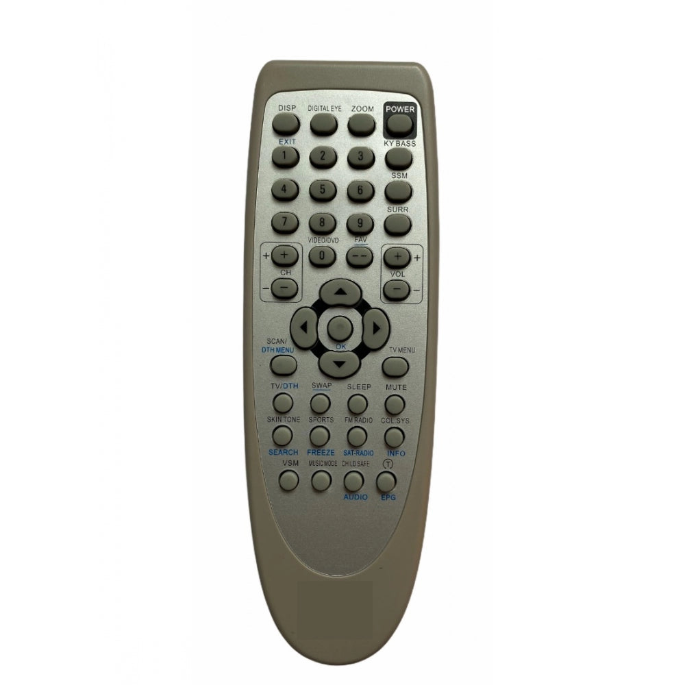Multi color infrared CRT TV Remote No. 115 for Onida TV, compatible with old remote functions (long-range ergonomic design)