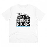 White PC Cotton Men's Bike Ride Design T-Shirt (180GSM), half sleeve round neck for casual occasions
