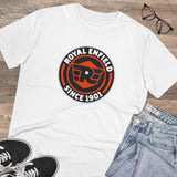 White PC Cotton Men's Bike Ride Design Half Sleeve T-Shirt (180GSM) - casual wear on display