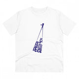 White PC Cotton Bengali Designs T-Shirt (180GSM), men's casual wear with half sleeves and round neck