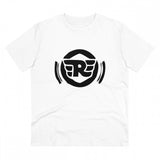 White PC cotton bike ride design men's t-shirt with half sleeves and round neck, 180GSM thread count