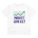 White PC Cotton Market Joyu Che Printed Men's T-Shirt (Half Sleeve, Round Neck, 180GSM)