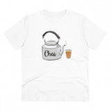 White PC Cotton Men's Marathi Design Half Sleeve T-Shirt (180GSM), casual wear on model