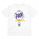White PC Cotton Men's The Pan PUBG Printed Half Sleeve T-Shirt (180GSM) - casual gaming wear on display