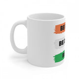 Printed coffee mug with motivational quote