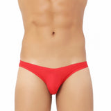 Red cotton ultra-soft briefs for men, comfortable, breathable, long-wear