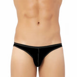 Black cotton ultra-soft men's briefs underwear - comfortable, supportive, all-day fresh