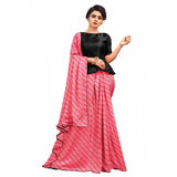 Gajari Vichitra saree with mirror work blouse (5-6 meters), traditional Indian daily wear