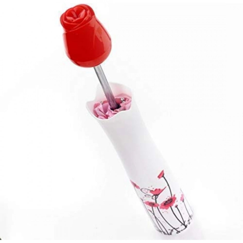 Assorted mini lightweight canvas umbrellas with waterproof, compact bottle, UV protection, foldable design, featuring flexible fiberglass, aluminum alloy ribs, frosted rubberized handle & wrist strap - ideal for travel & monsoon season